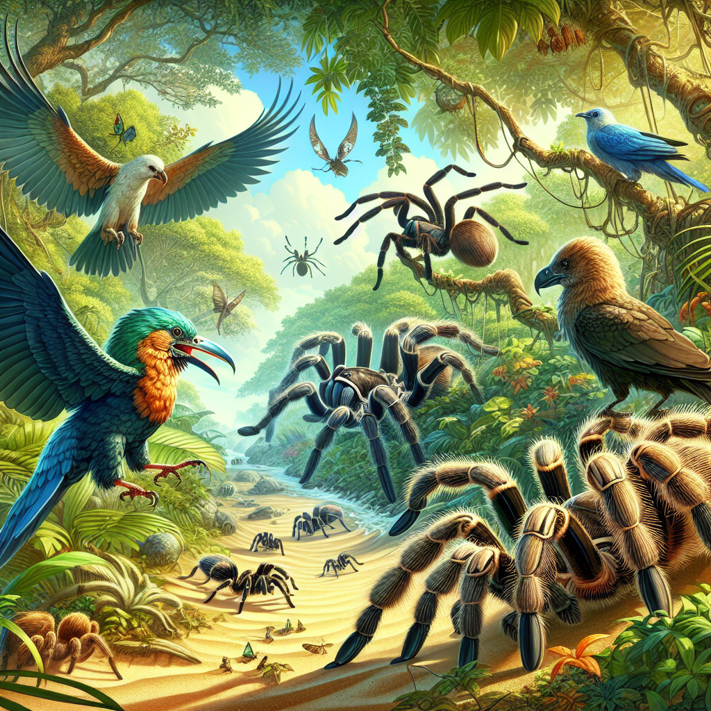 Are There Specific Bird Species Known To Prey On Tarantulas?