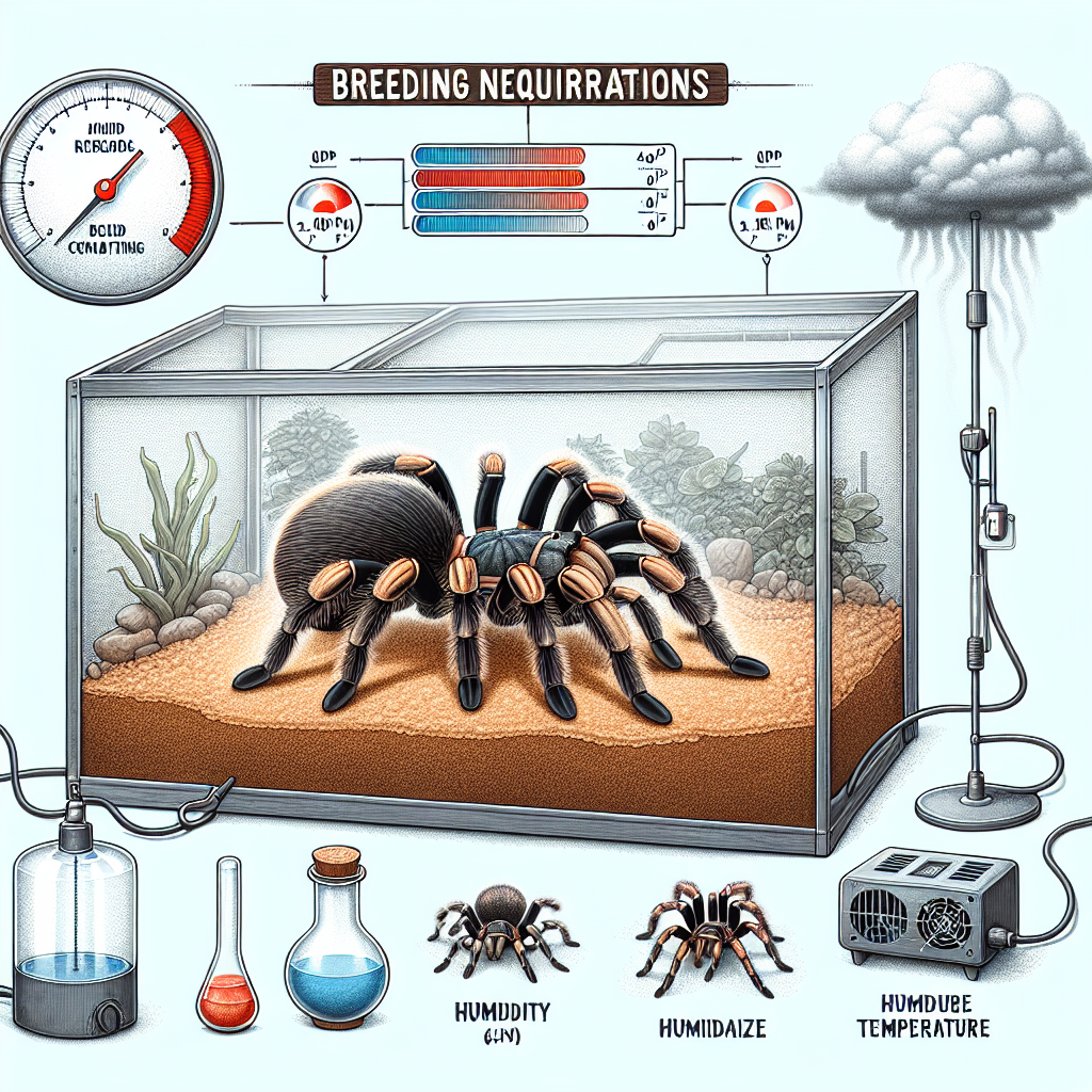 Are There Specific Temperature And Humidity Requirements For Tarantula Breeding?