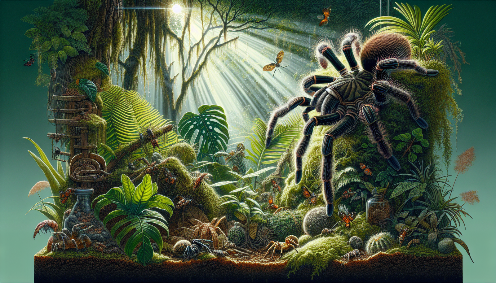 Can Tarantulas Be Kept In Bioactive Setups With Other Organisms?