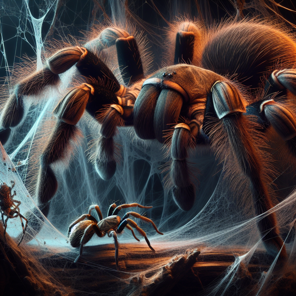 Can Tarantulas Be Threatened By Larger Predatory Arachnids Like Hooded Tick Spiders?