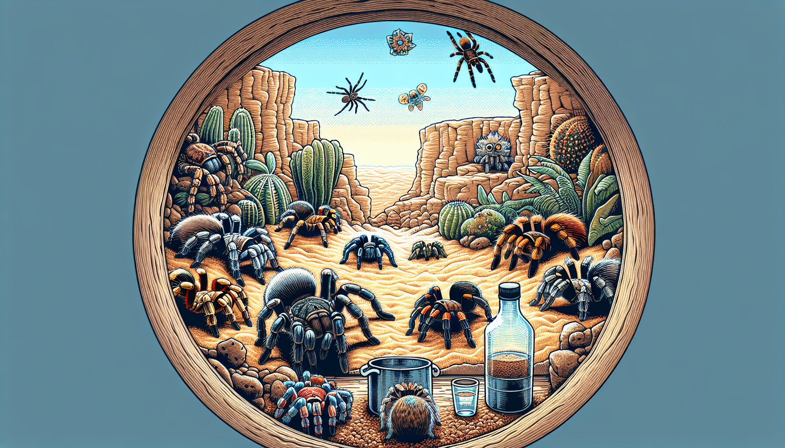 Can You Recommend Some Desert-dwelling Tarantula Varieties That Are Suitable For Captivity?