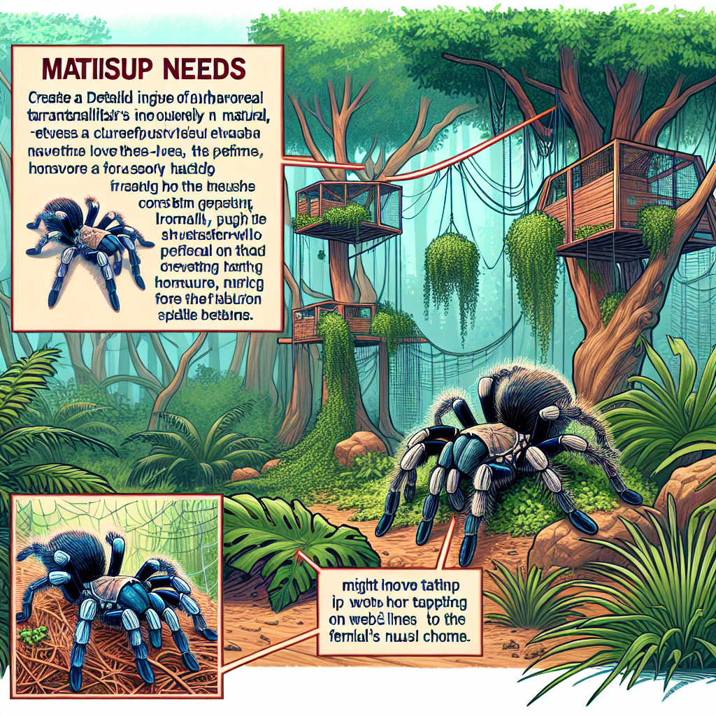 How Do I Create A Suitable Mating Environment For Arboreal Tarantulas?
