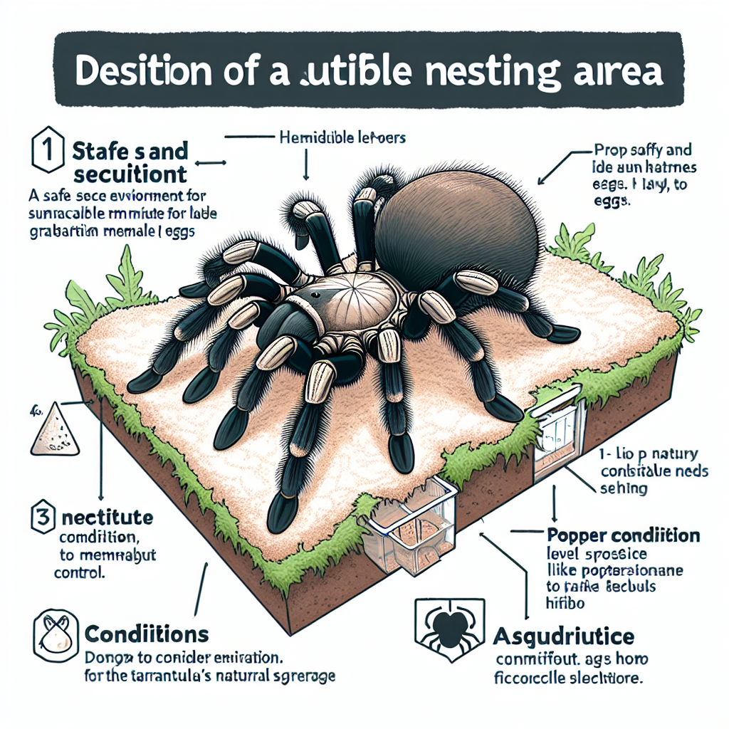How Do I Create A Suitable Nesting Area For A Gravid Female Tarantula?