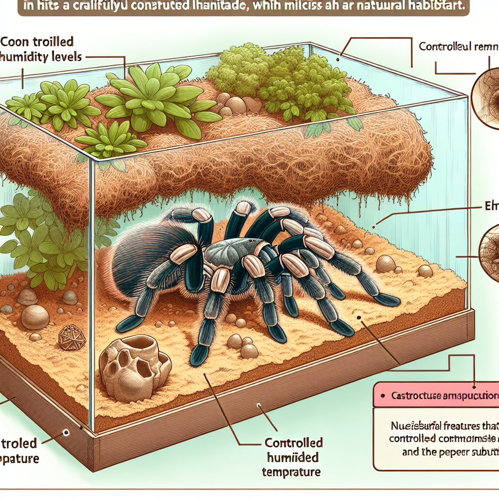 How Do I Create A Suitable Nesting Area For A Gravid Female Tarantula?