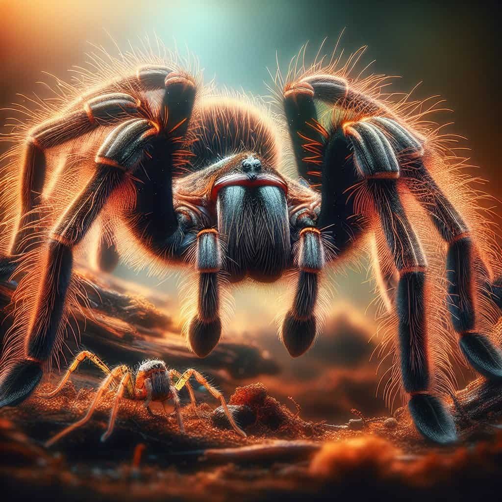 How Do Tarantulas Cope With Threats From Predatory Arachnids Like Sun Spiders?