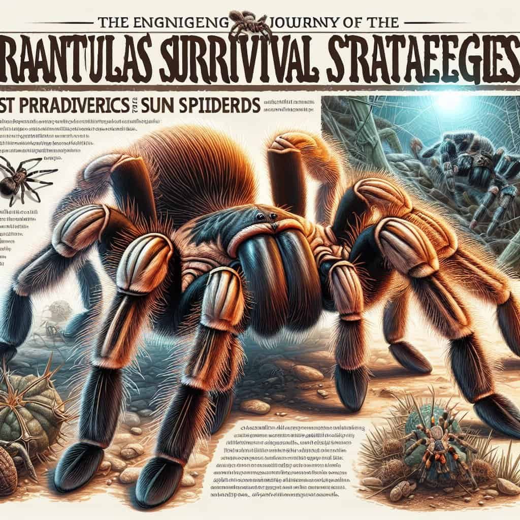 How Do Tarantulas Cope With Threats From Predatory Arachnids Like Sun Spiders?