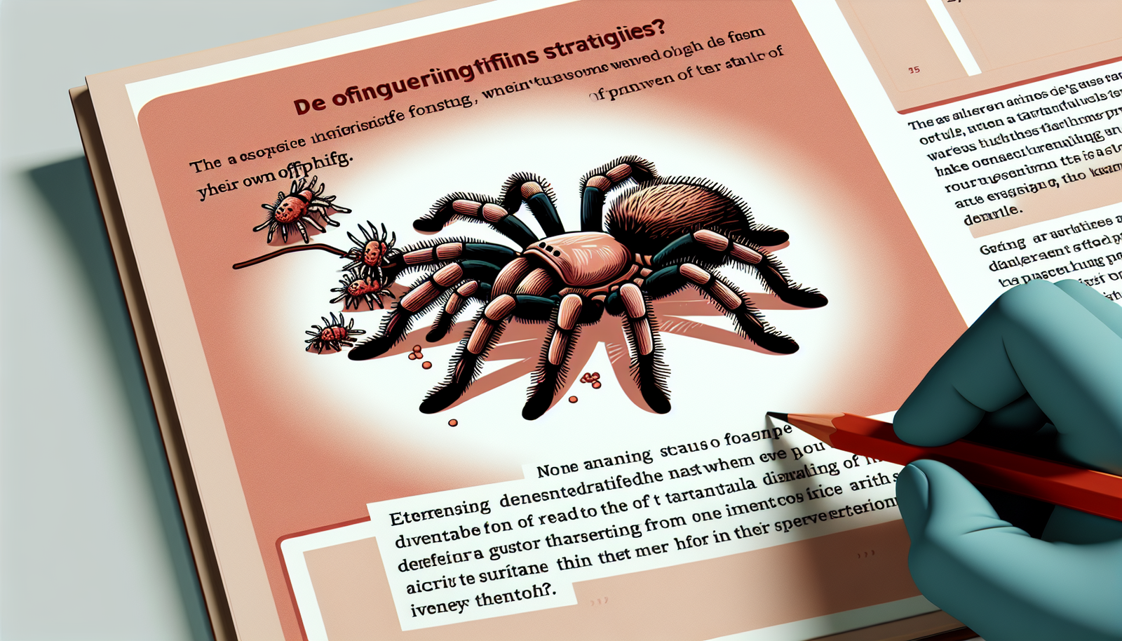 How Do Tarantulas Cope With Threats From Their Own Spiderlings?