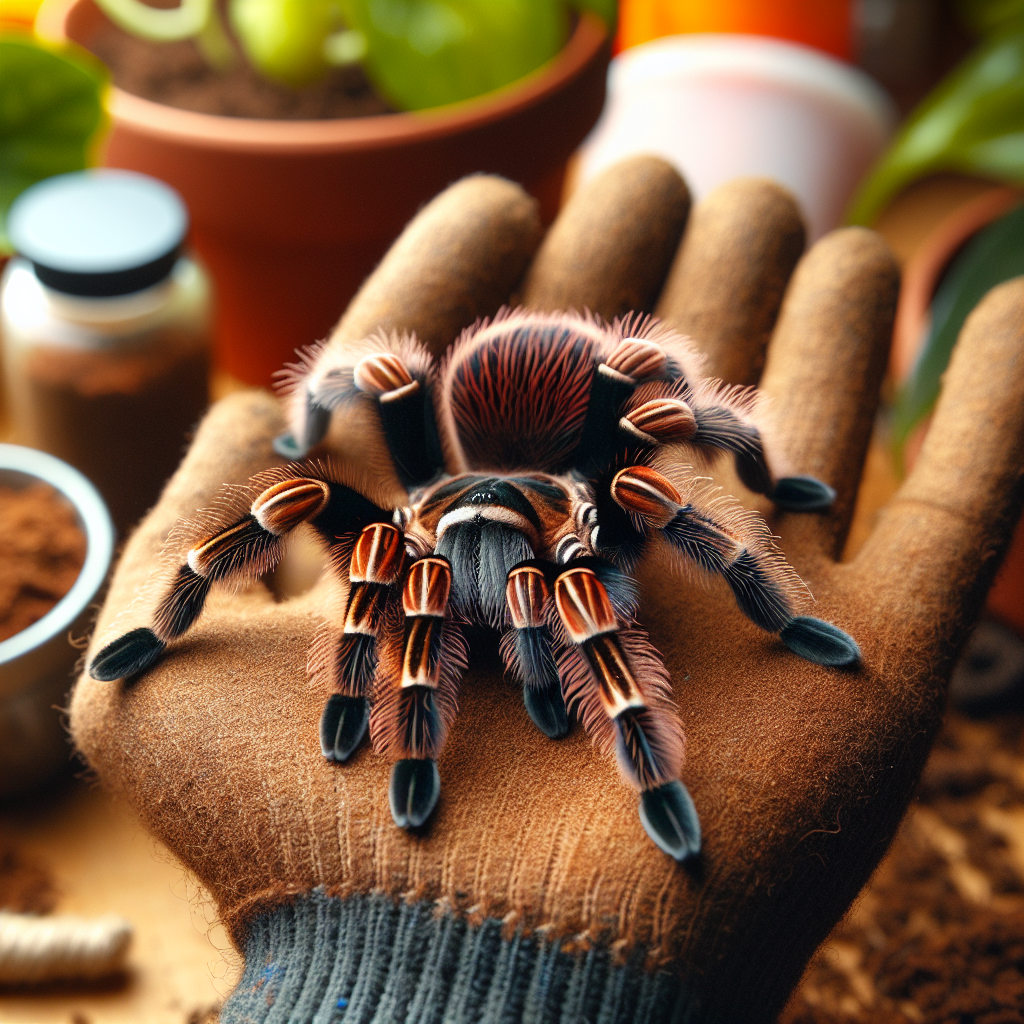 How Do You Handle And Care For The Intricate Mexican Redknee Tarantula?