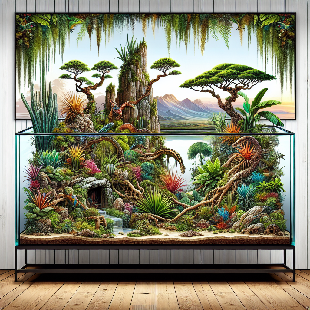 PINVNBY Mini Reptile Glass Terrarium Tank 12″x8″x6″ Review