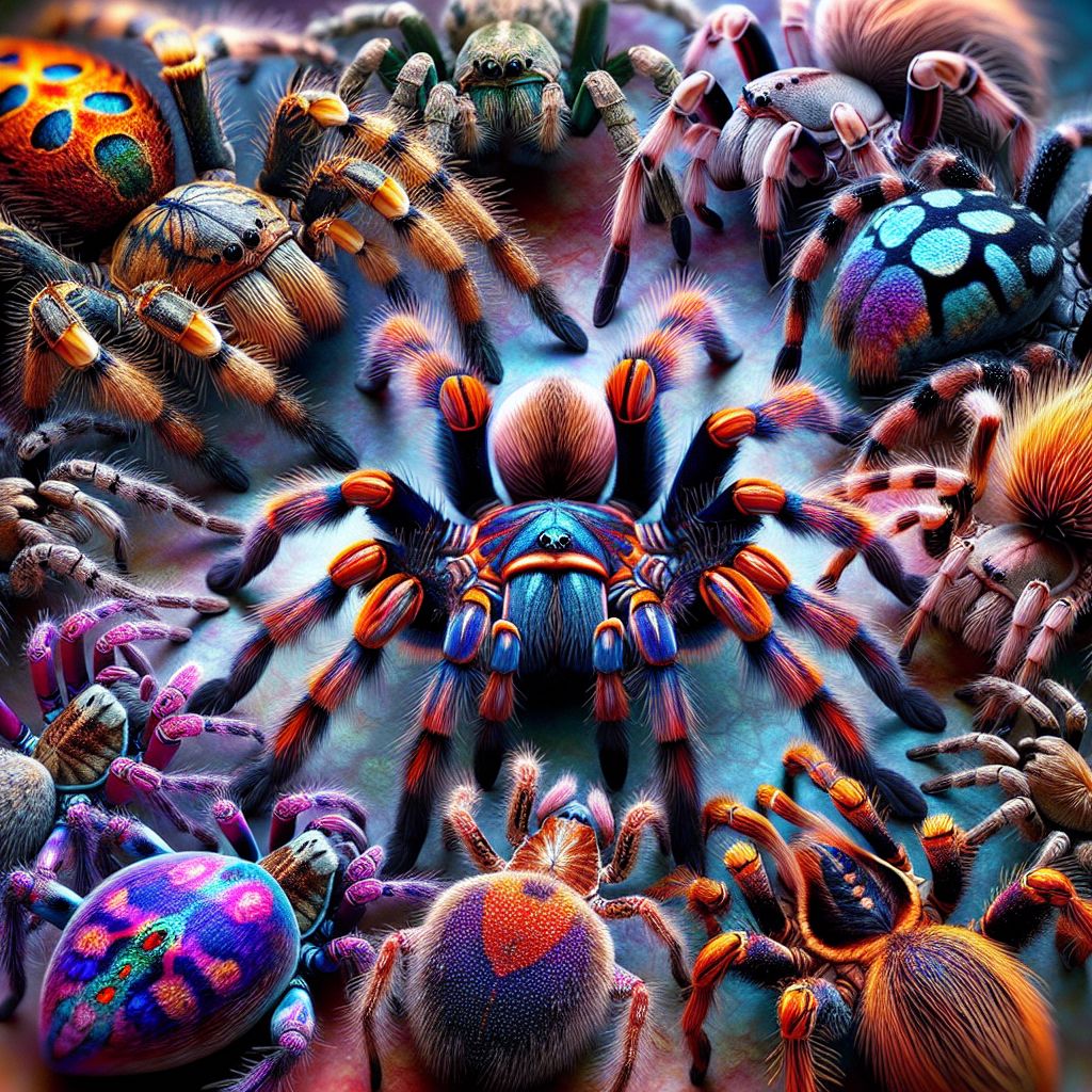 What Are Some Of The Most Visually Stunning Exotic Spider Species?