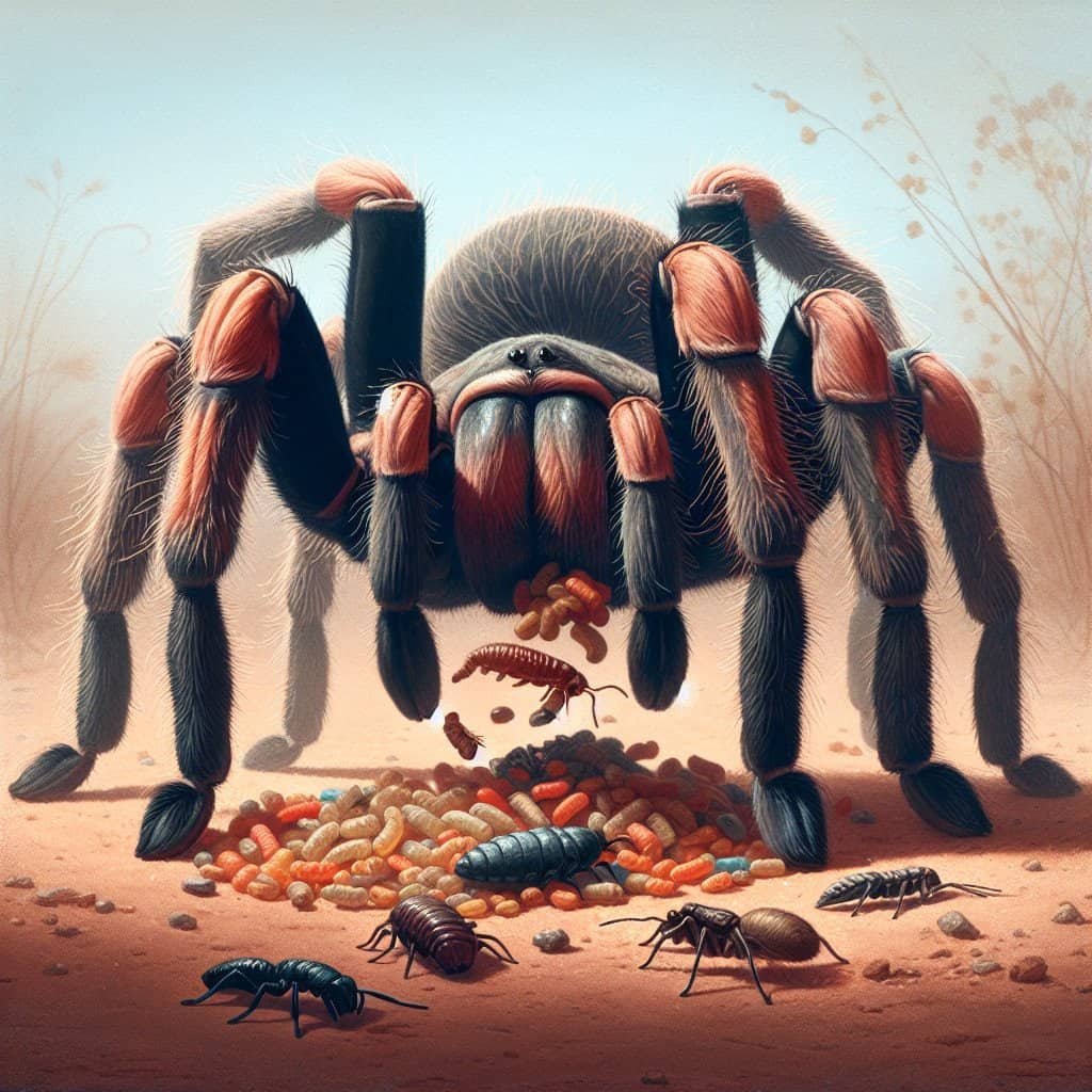 What Is The Feeding Regimen For The Mexican Red-legged Tarantula, And How Often Should It Be Offered?