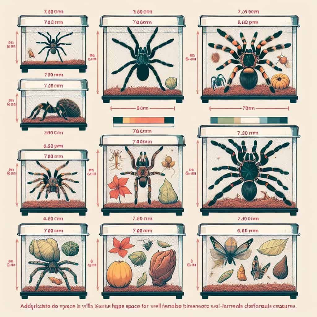 What Is The Recommended Enclosure Size For Different Tarantula Species?