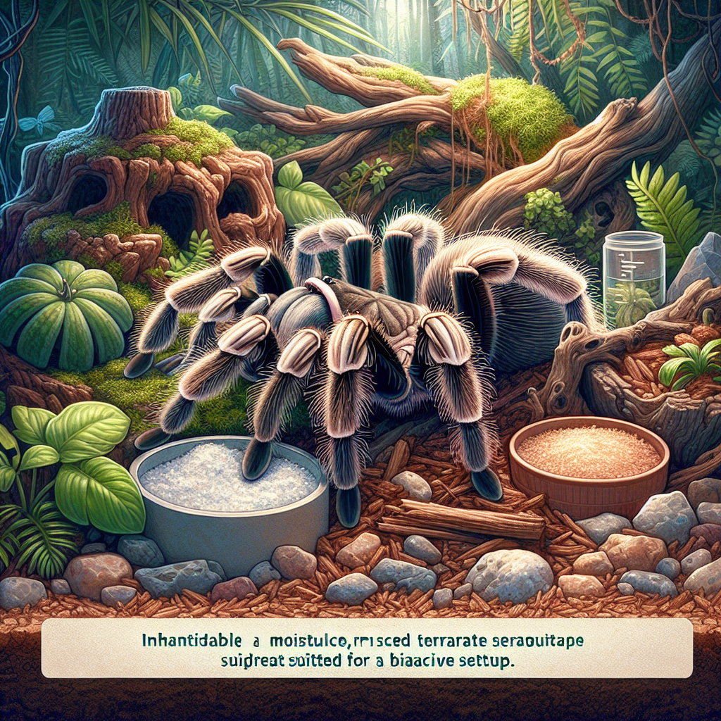 What Is The Recommended Frequency For Changing A Tarantulas Substrate In A Bioactive Setup?