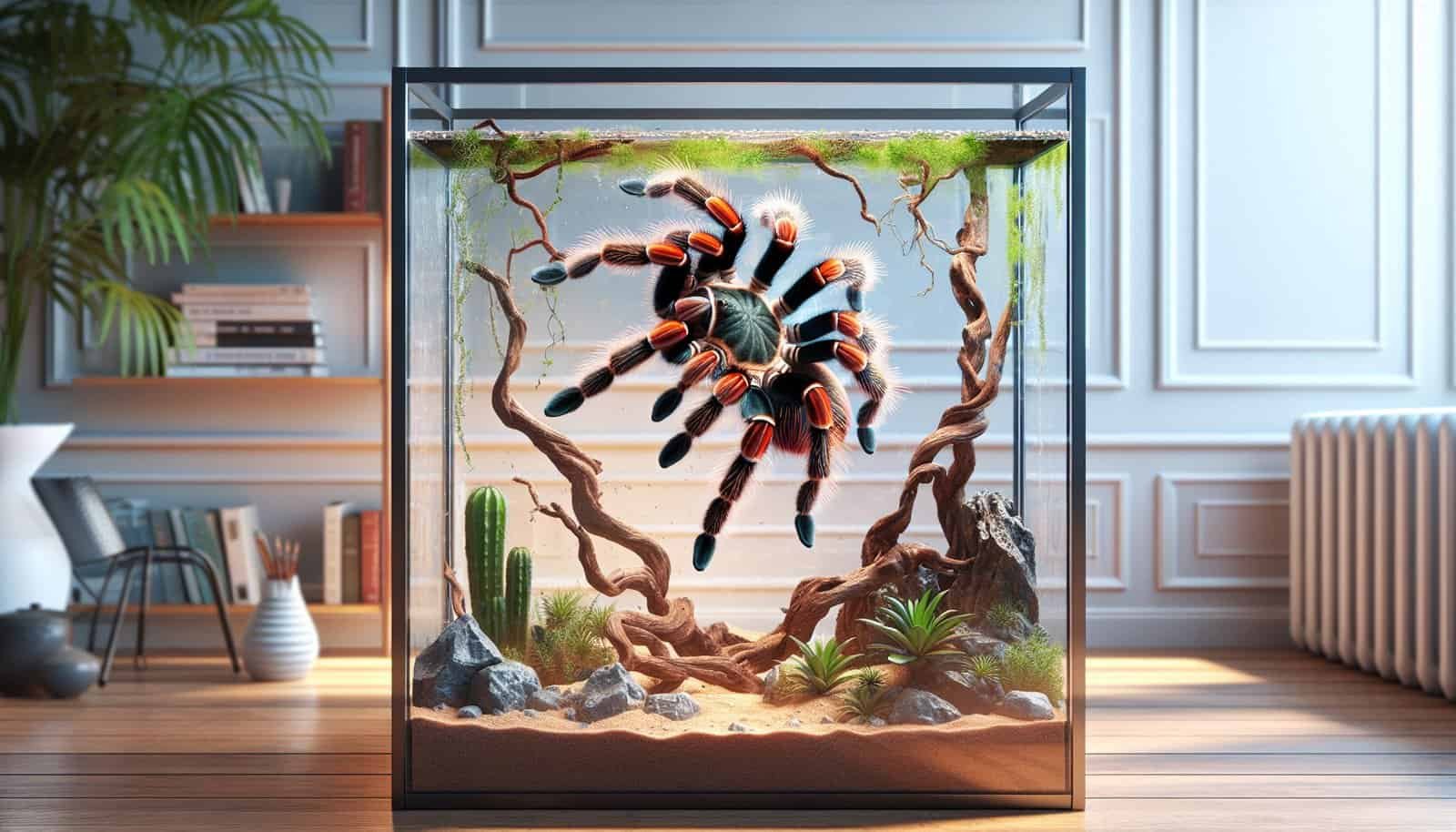 Can Tarantulas Be Kept In Vertical Enclosures For Climbing Species?