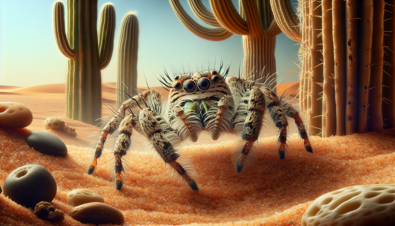 Can You Recommend Some Desert-dwelling Jumping Spider Species That Are Suitable For Captivity?