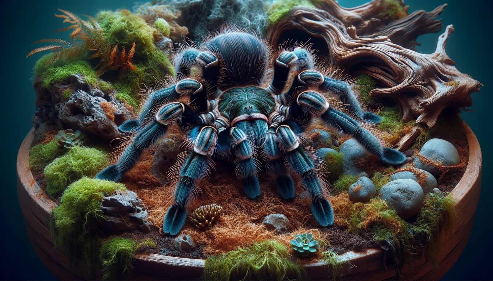 How Do You Create A Bioactive Setup For The Charismatic Metallic Blue Tarantula?