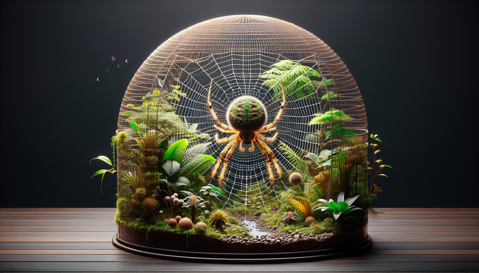 How Do You Create A Suitable Enclosure For The Madagascan Orb-weaving Spider?