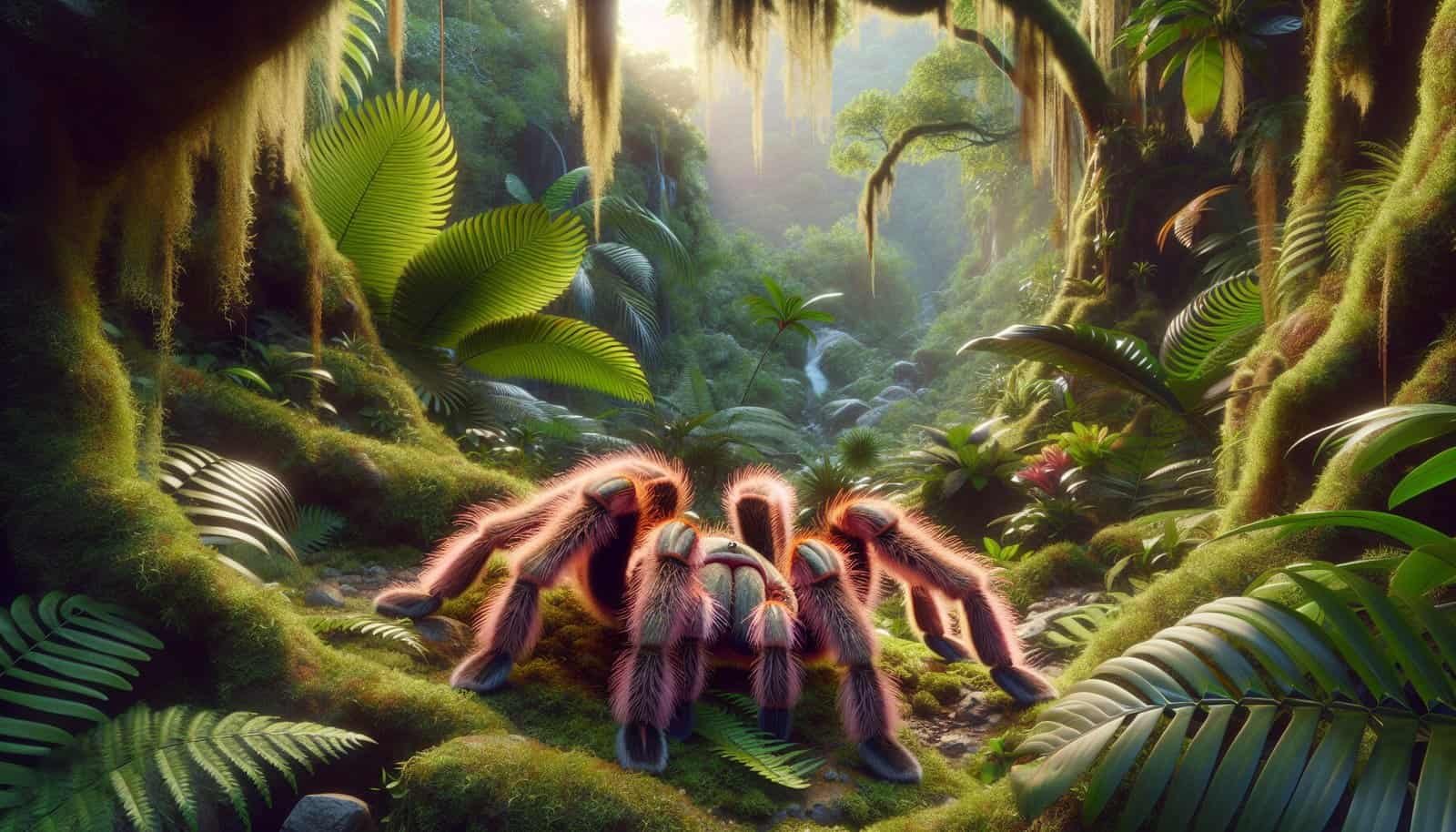 How Do You Replicate The Natural Environment Of The Brazilian Salmon Pink Bird-eating Tarantula In Captivity?