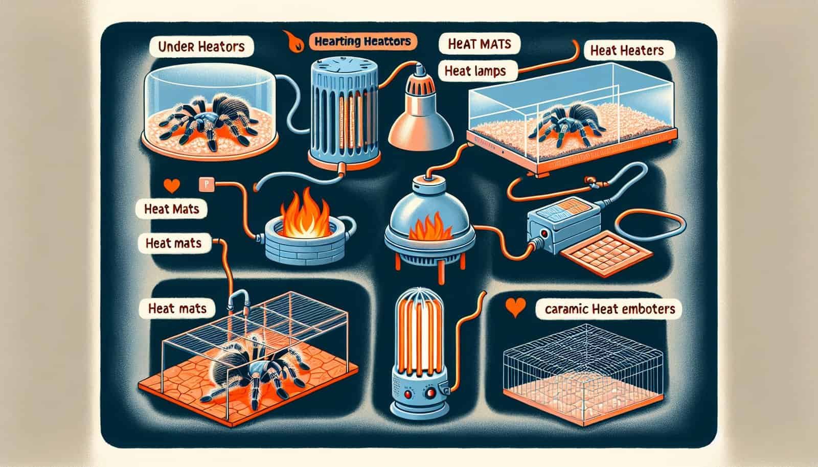 What Type Of Heating Sources Are Suitable For Tarantula Enclosures?