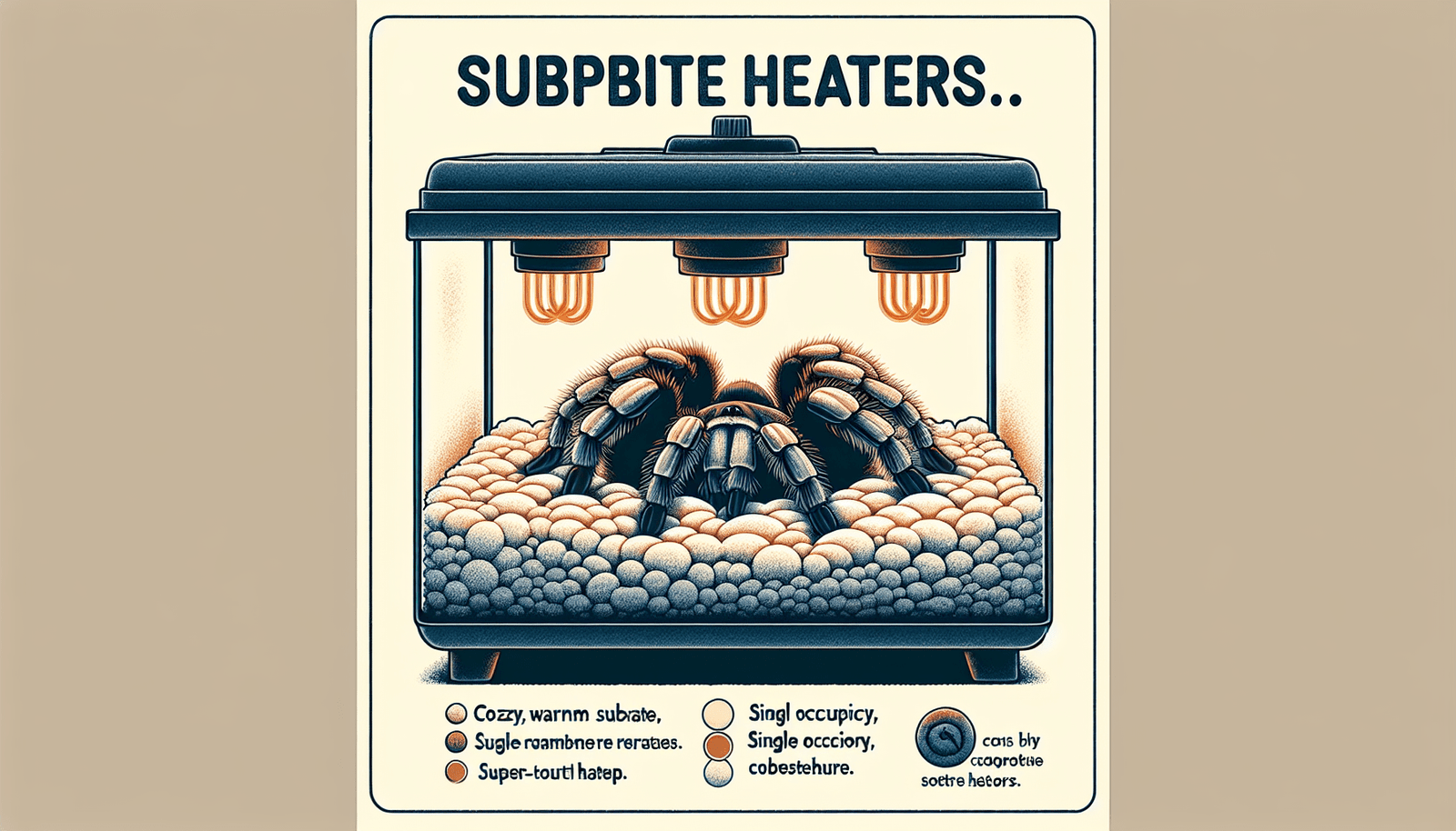 Can Tarantulas Be Kept In Enclosures With Substrate Heaters?