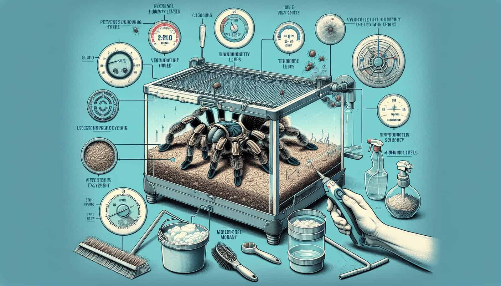 How Do I Prevent And Manage Mold Growth In A Tarantula Enclosure?