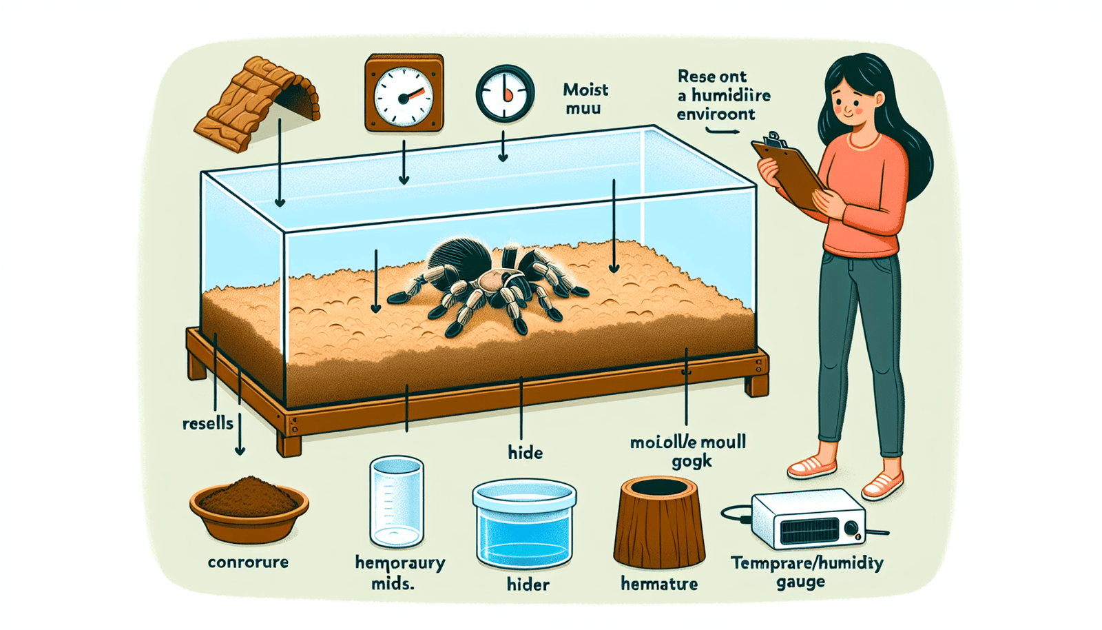 How Do I Prevent And Manage Mold Growth In A Tarantula Enclosure?