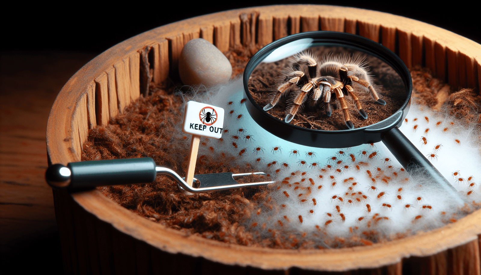 How Do I Prevent And Treat Mites In A Tarantula Enclosure?