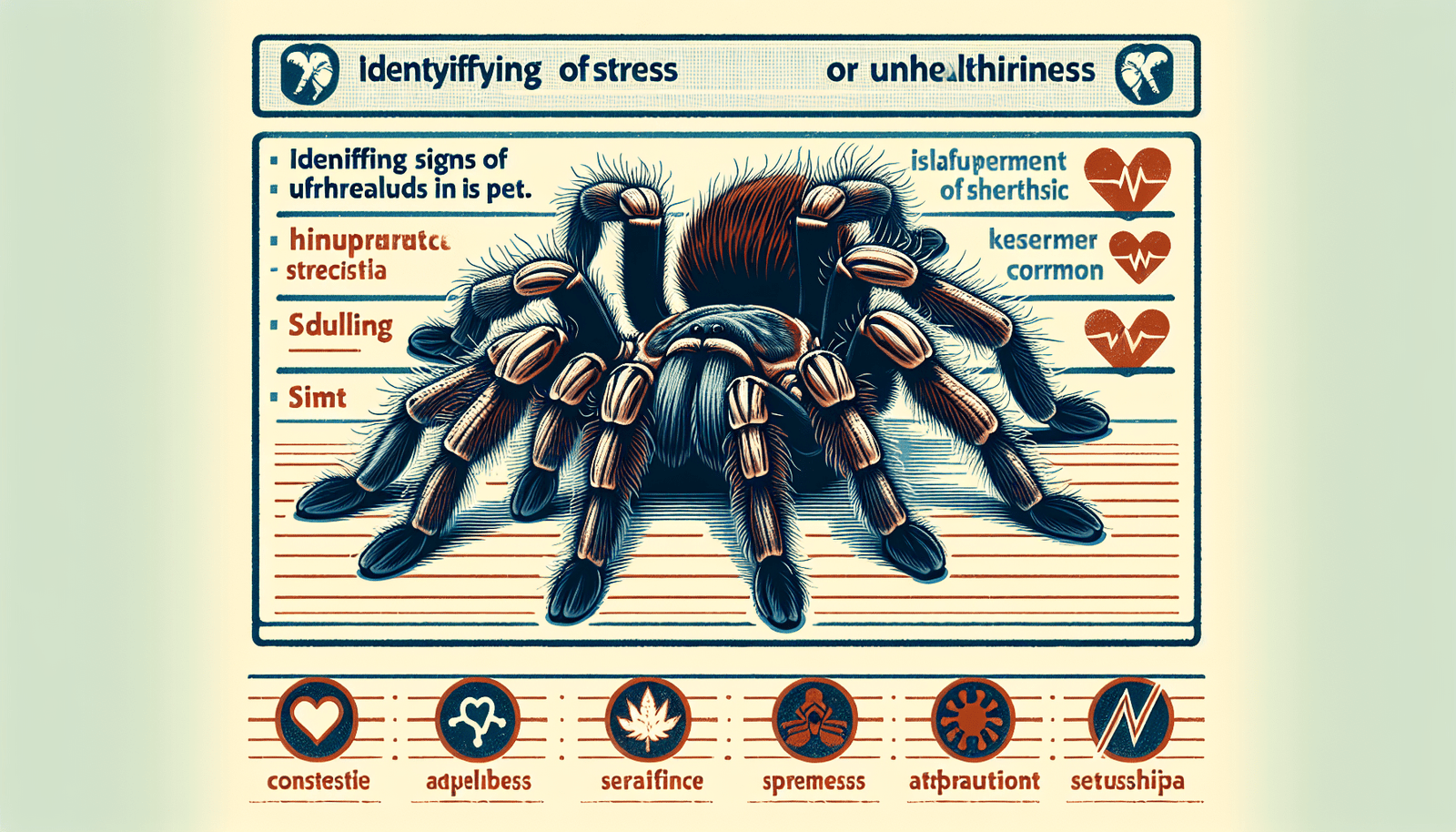 What Are The Signs Of A Stressed Or Unhealthy Tarantula?