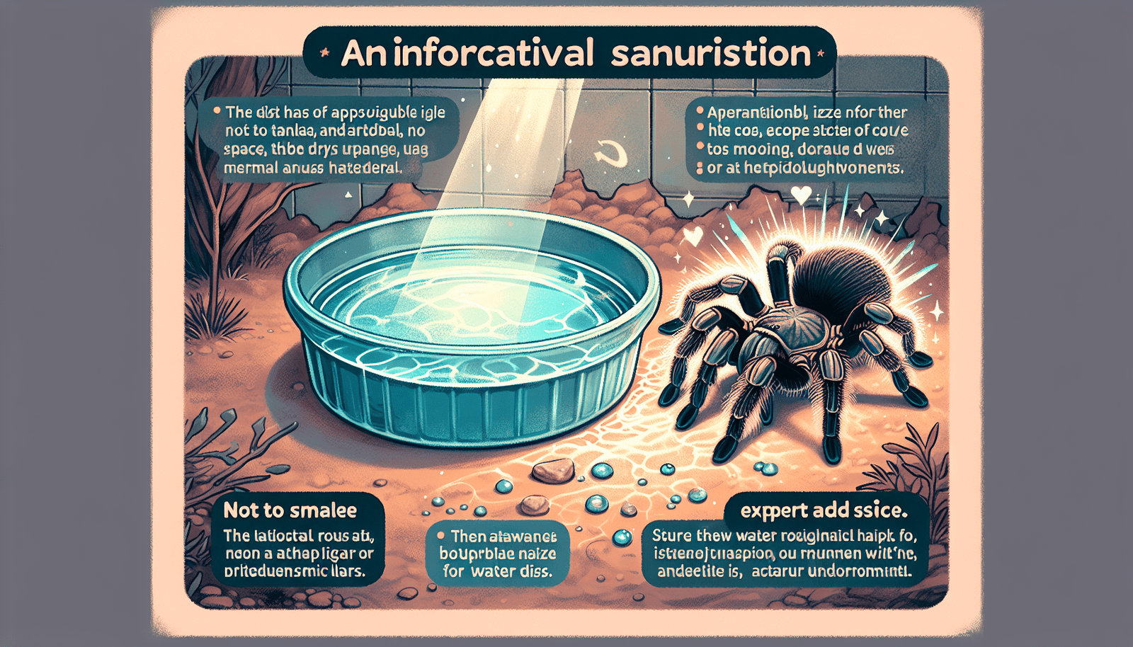 What Is The Appropriate Size For A Tarantulas Water Dish?