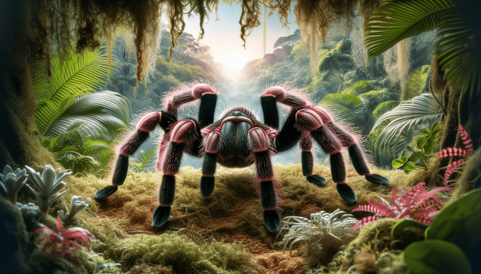 What Is The Natural Range Of The Strikingly Marked Brazilian Salmon Pink Tarantula?