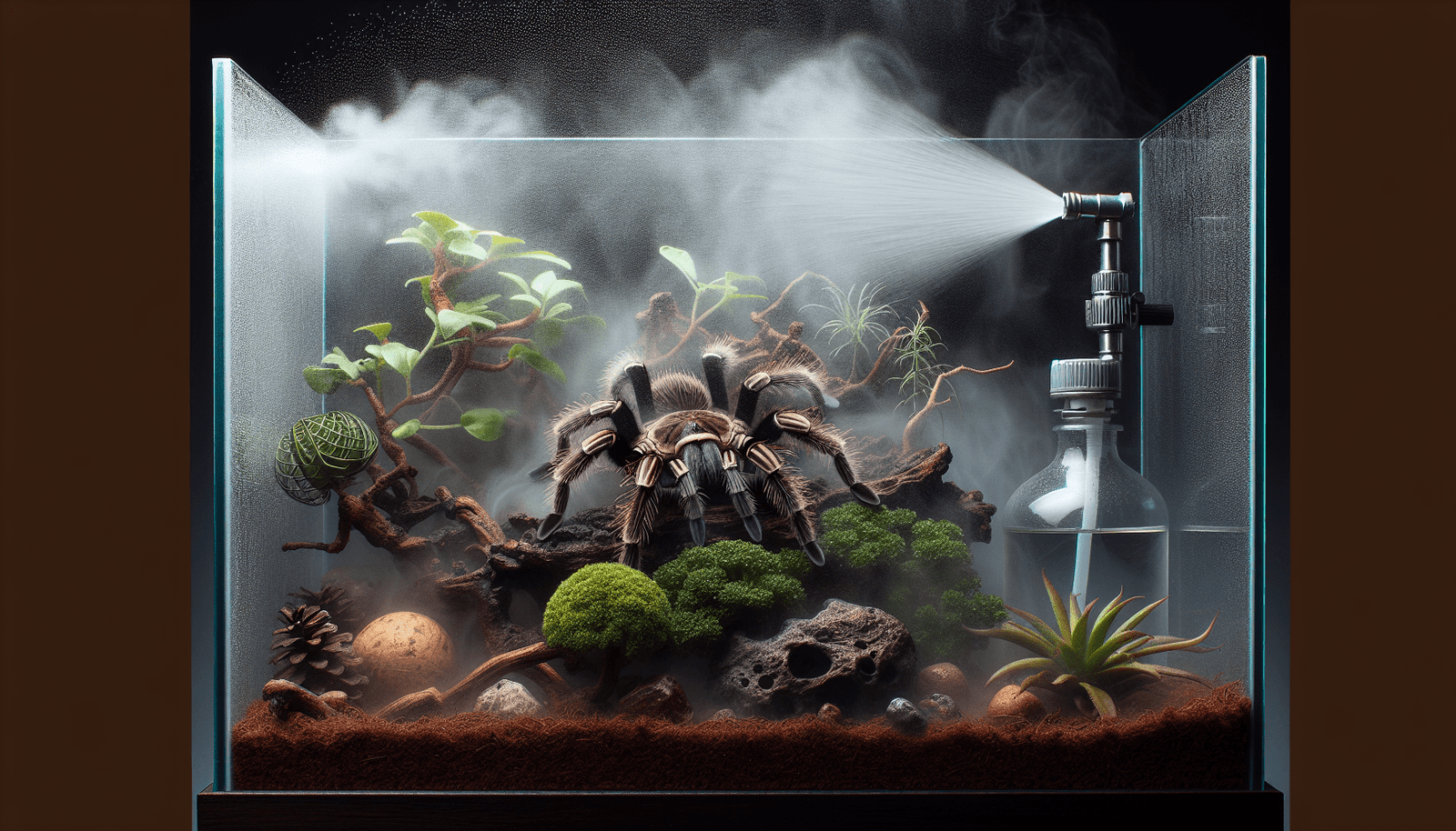 Can Tarantulas Be Kept In Enclosures With Automated Misting Systems?