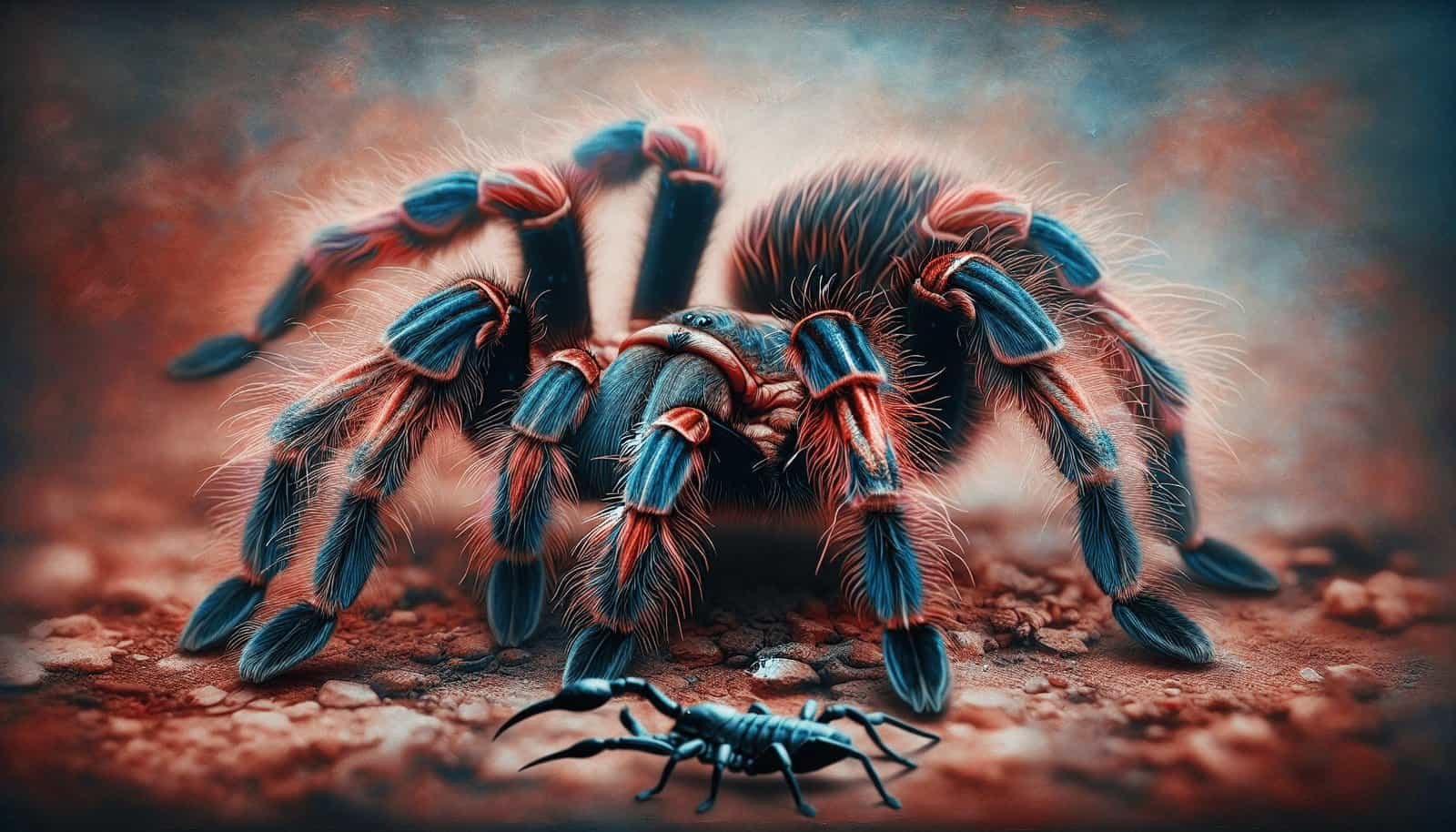 How Do Tarantulas Cope With Threats From Predatory Arachnids Like Pseudoscorpions?