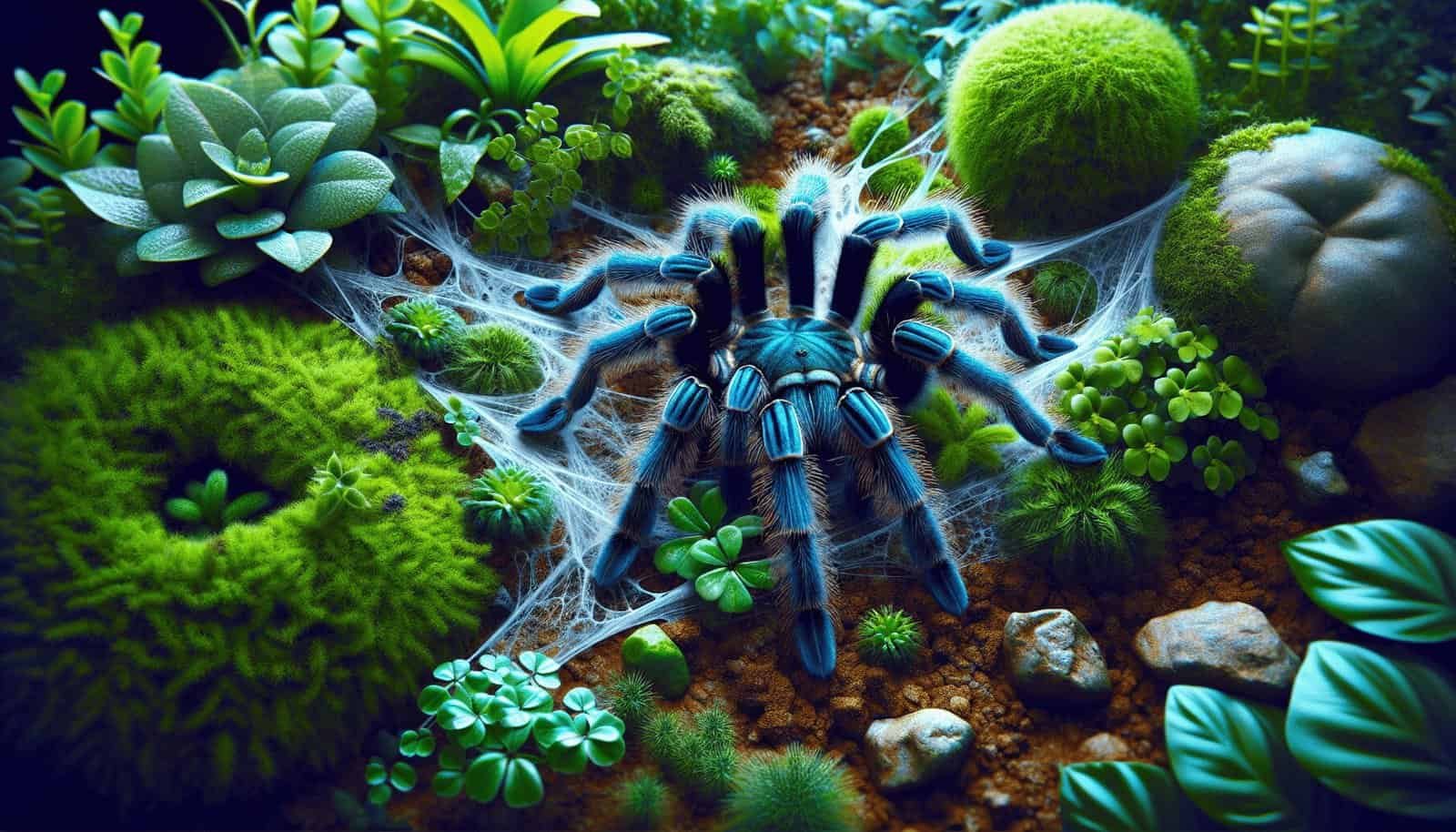 How Do You Create A Bioactive Setup For The Charismatic Metallic Blue Tarantula?