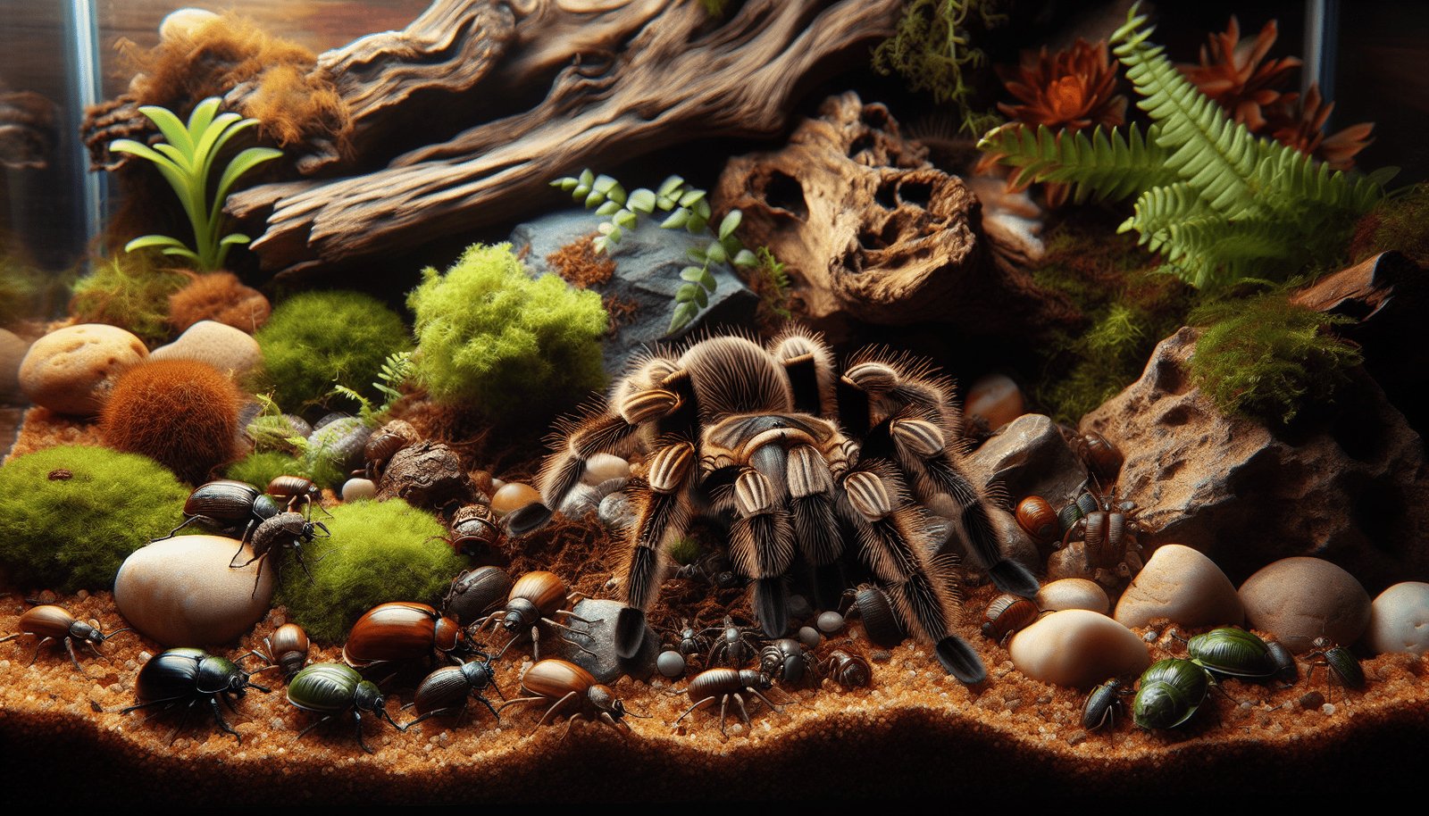 Can Tarantulas Be Kept In Enclosures With Live Invertebrate Companions?