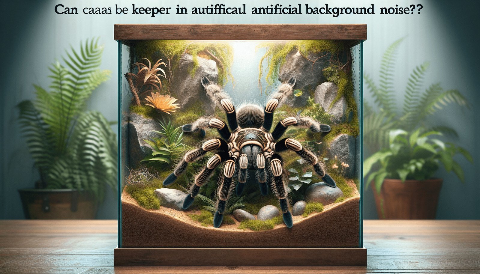 Can Tarantulas Be Kept In Enclosures With Artificial Background Noises?